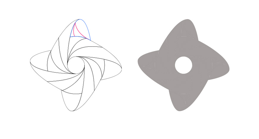 Illustrator設計紫色立體效果的企業LOGO