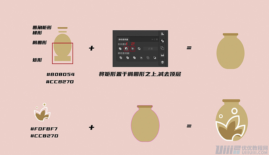 Illustrator繪制扁平化風格的室內效果圖