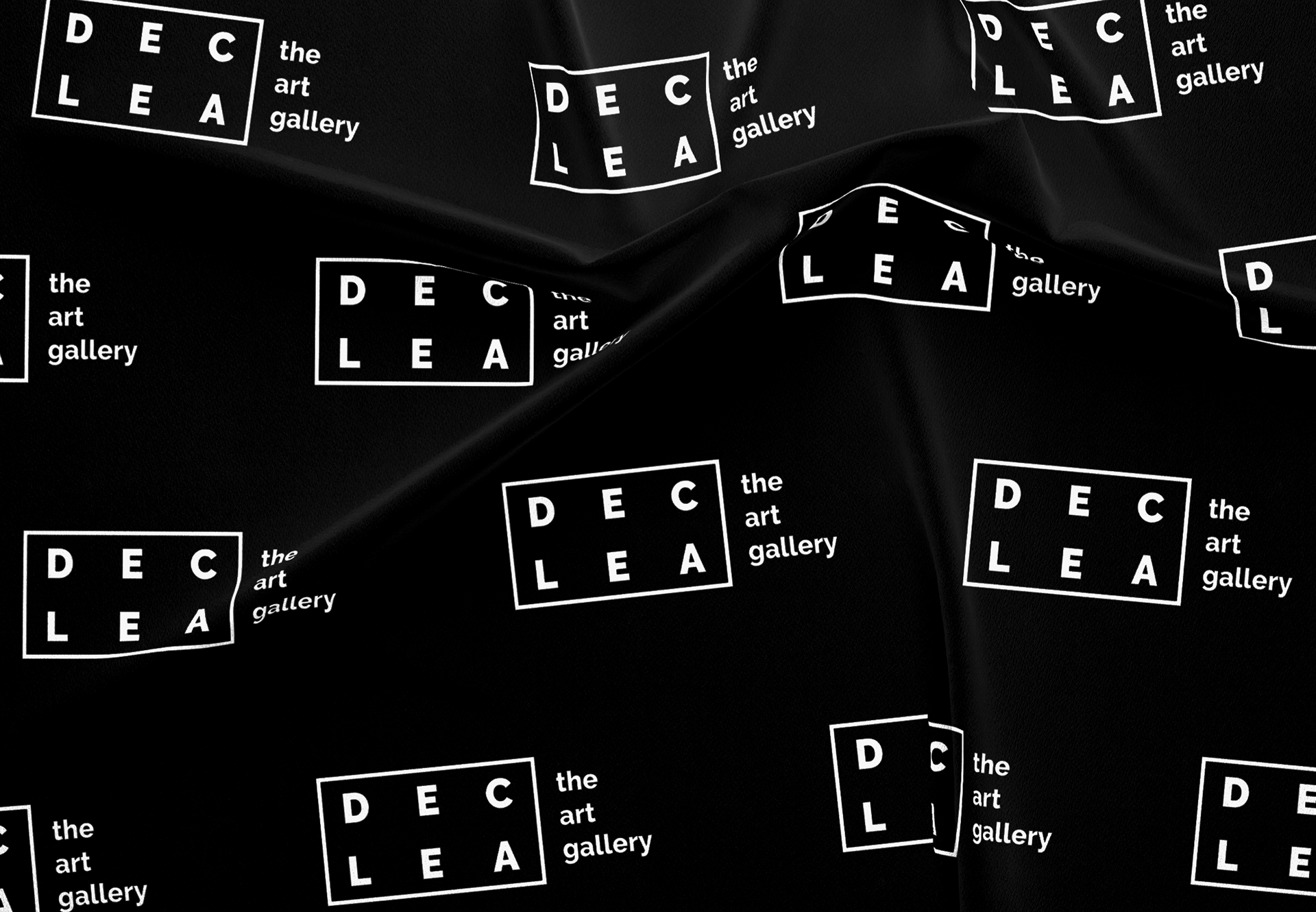 簡潔風格的Declea畫廊視覺設計欣賞