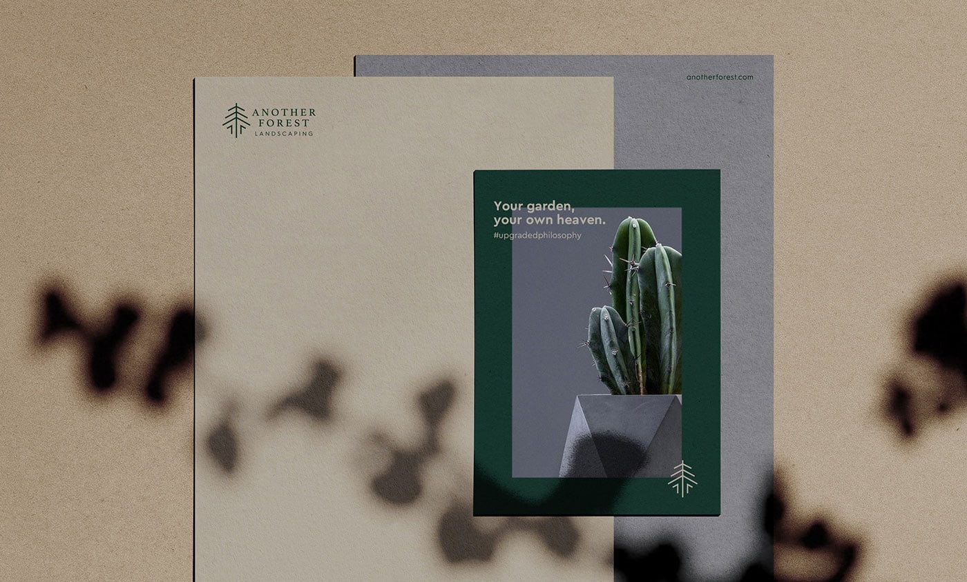 花園服務品牌視覺形象設計欣賞