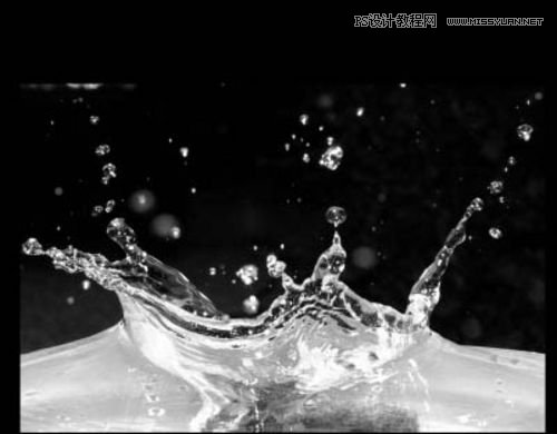 Photoshop制作夏季水花藝術字教程