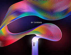 Photoshop�Y��AI���������ľW��Ч��