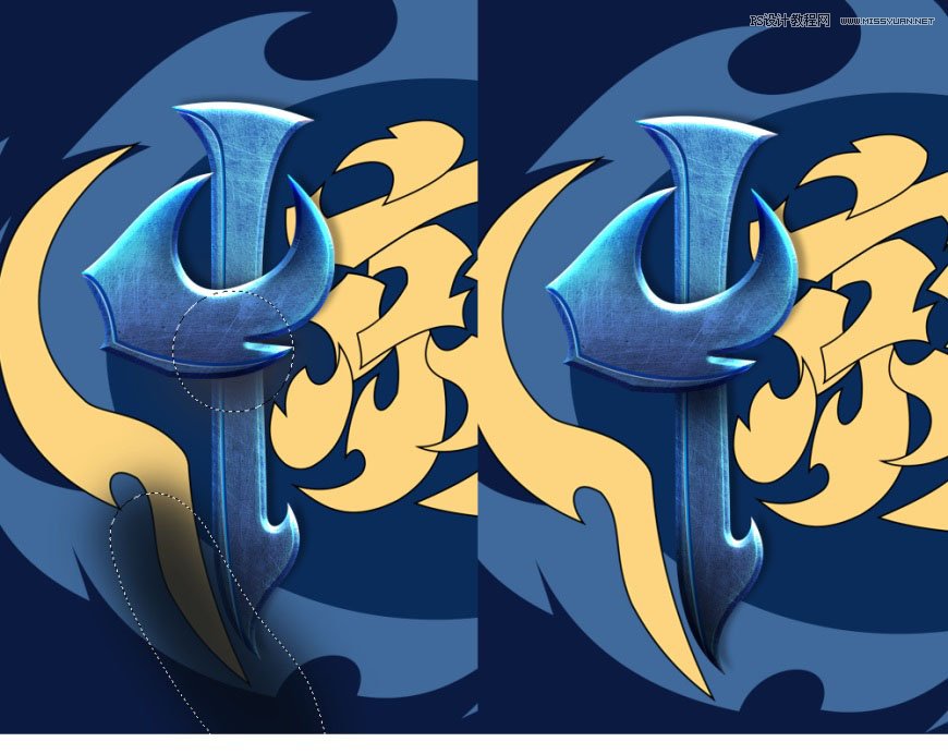 Photoshop制作炫麗的游戲風格藝術字