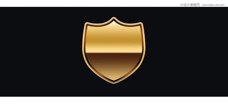 Photoshop制作金色的海報標題文字教程