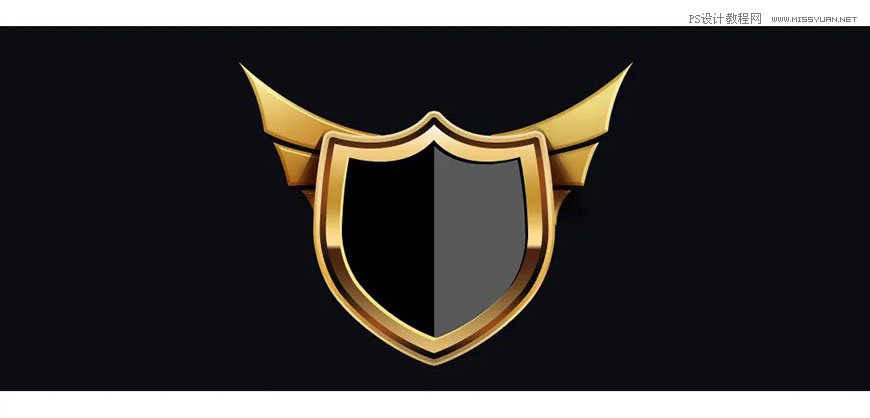 Photoshop制作金色的海報標題文字教程