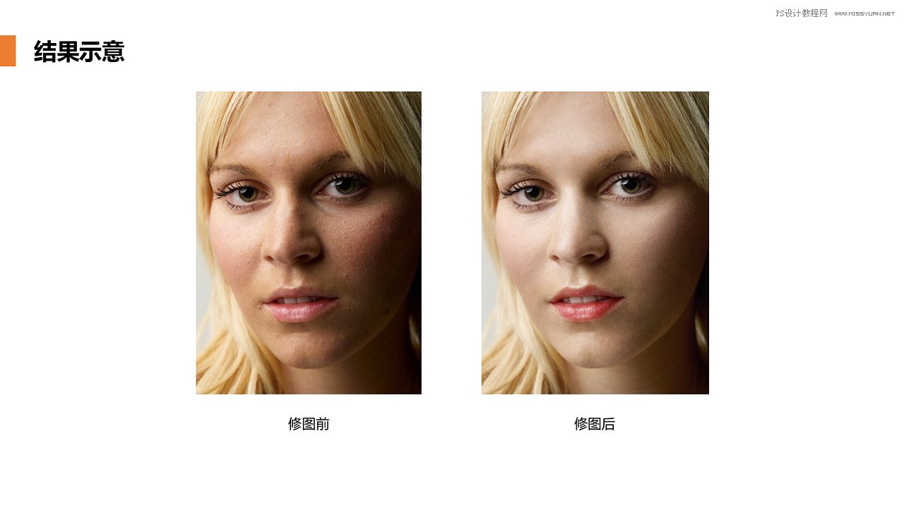 Photoshop使用中性灰磨皮法給人像精修