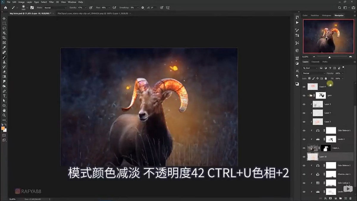 Photoshop�ϳ�ħ�����}�İl��ɽ��