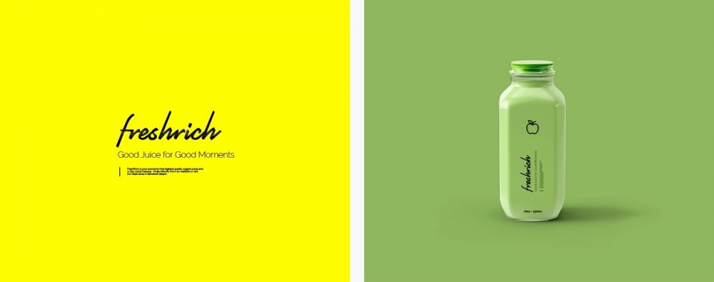 國外Freshrich果汁包裝設計欣賞