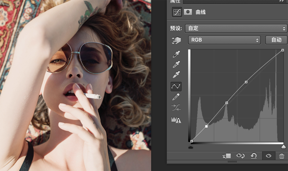 Photoshopo�{���⾰������SɫƤ�wЧ��