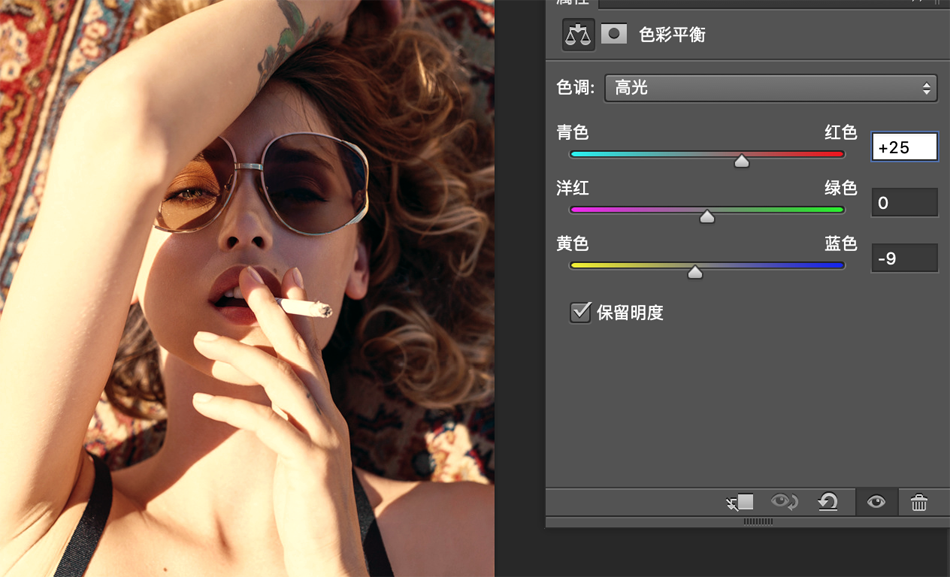 Photoshopo�{���⾰������SɫƤ�wЧ��