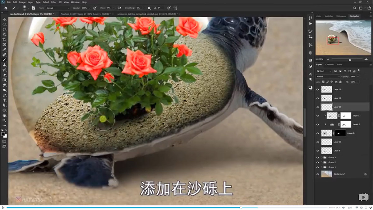 Photoshop�ϳɺ�߅�����ͱ�����ĺ��ˈ���