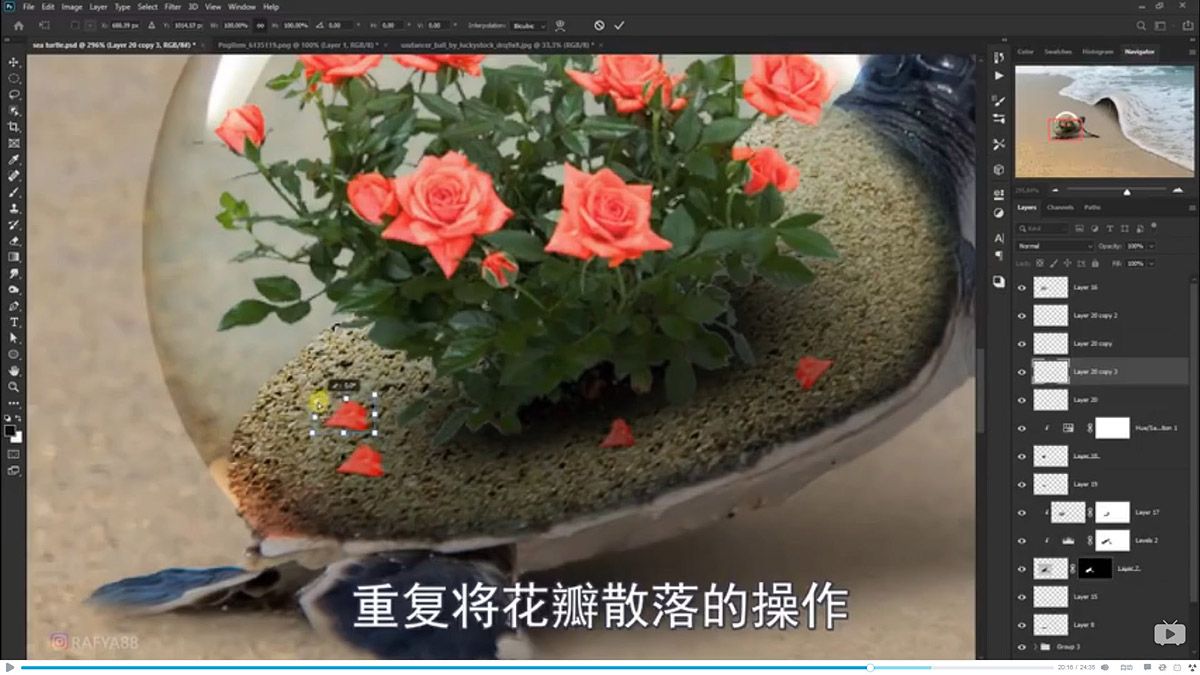 Photoshop�ϳɺ�߅�����ͱ�����ĺ��ˈ���