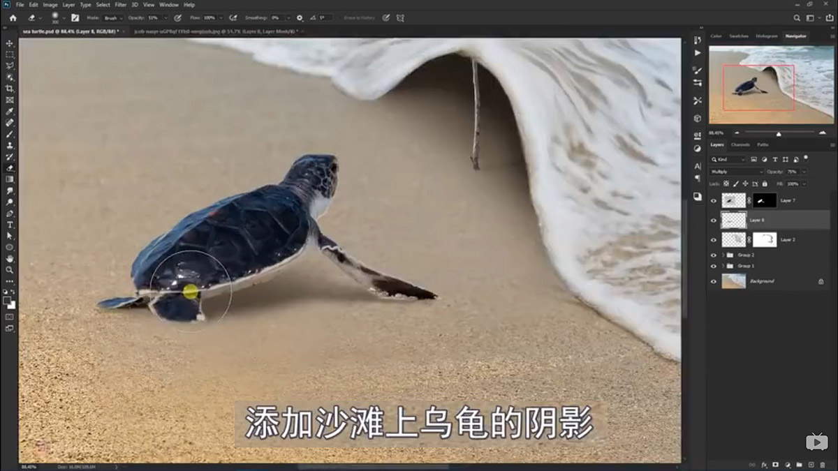 Photoshop�ϳɺ�߅�����ͱ�����ĺ��ˈ�(ch��ng)��