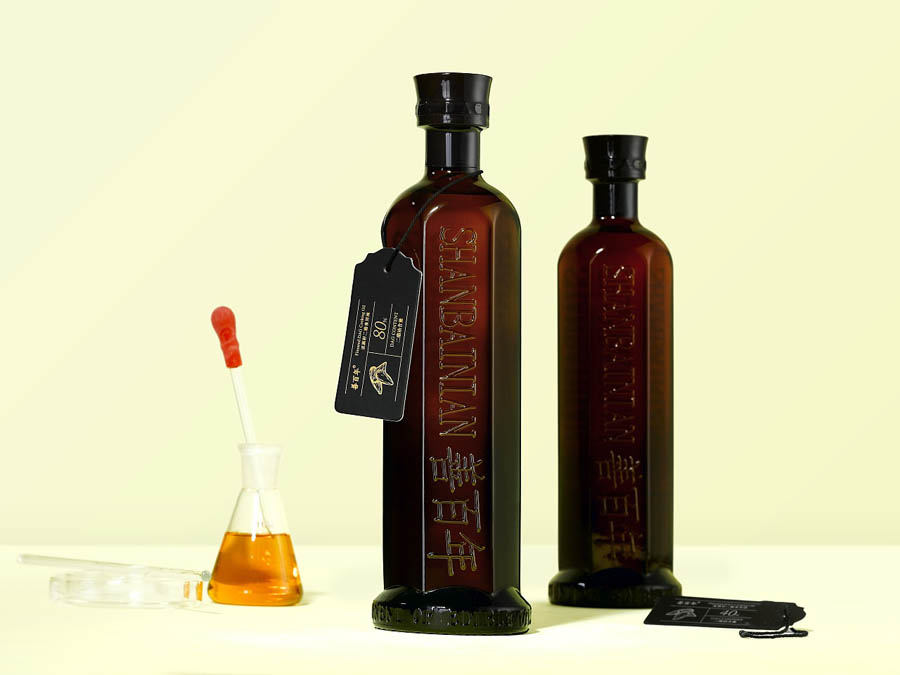 善百年亞麻籽油包裝設計欣賞