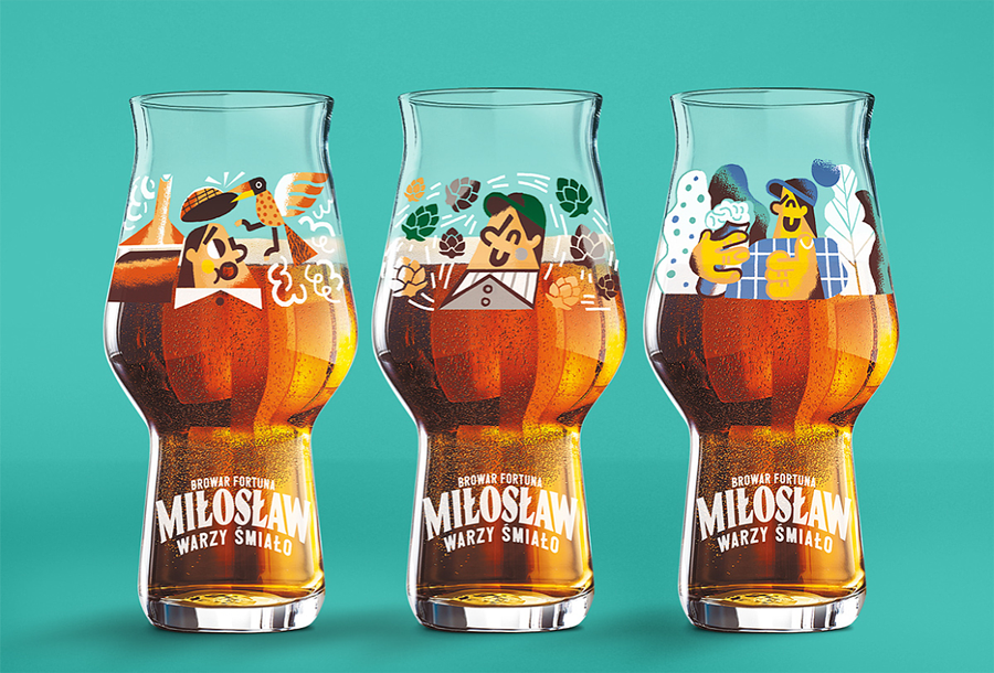 知名品牌MILOSLAW啤酒包裝設(shè)計(jì)欣賞