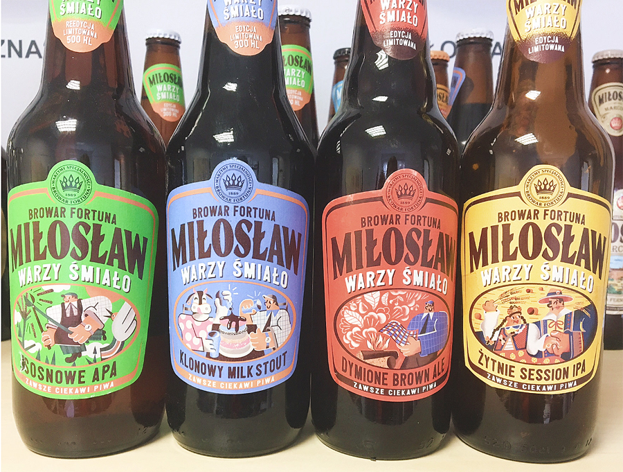 知名品牌MILOSLAW啤酒包裝設(shè)計(jì)欣賞