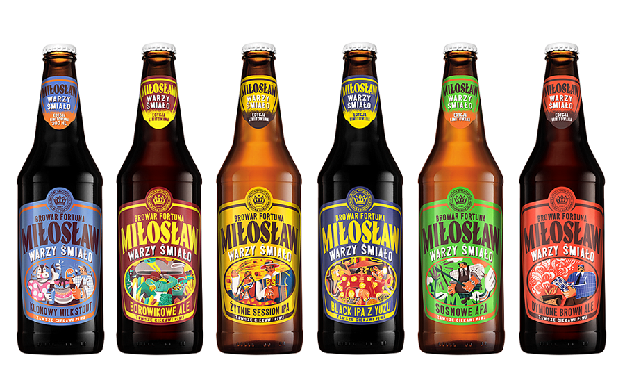 知名品牌MILOSLAW啤酒包裝設(shè)計(jì)欣賞
