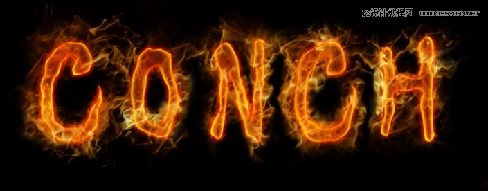 Photoshop��������ȼ��������Ч��