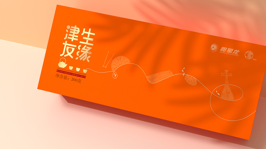 津生友緣茶葉包裝設計欣賞