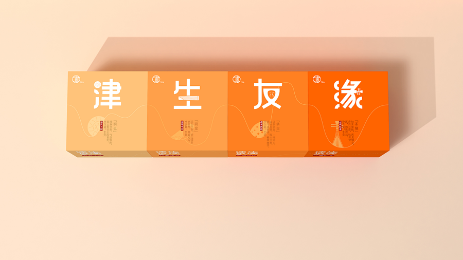津生友緣茶葉包裝設計欣賞