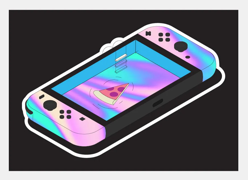 Photoshop結(jié)合AI制作炫酷的手機貼紙