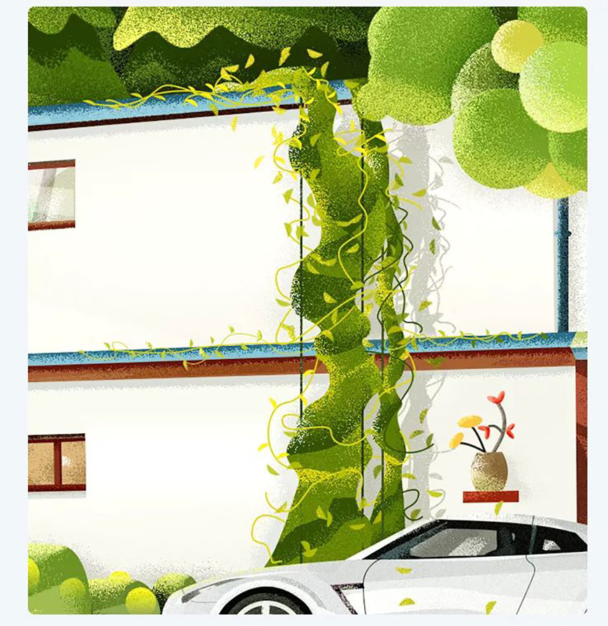 Photoshop繪制磨砂風格的插畫作品