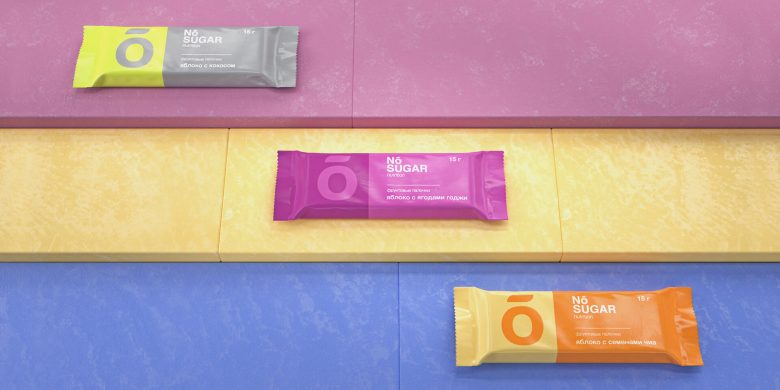 簡約風格的無糖食品包裝設計欣賞