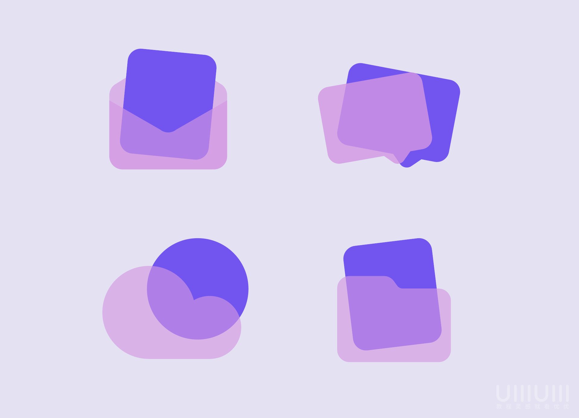 Photoshop制作透明磨砂風(fēng)格的圖標(biāo)教程