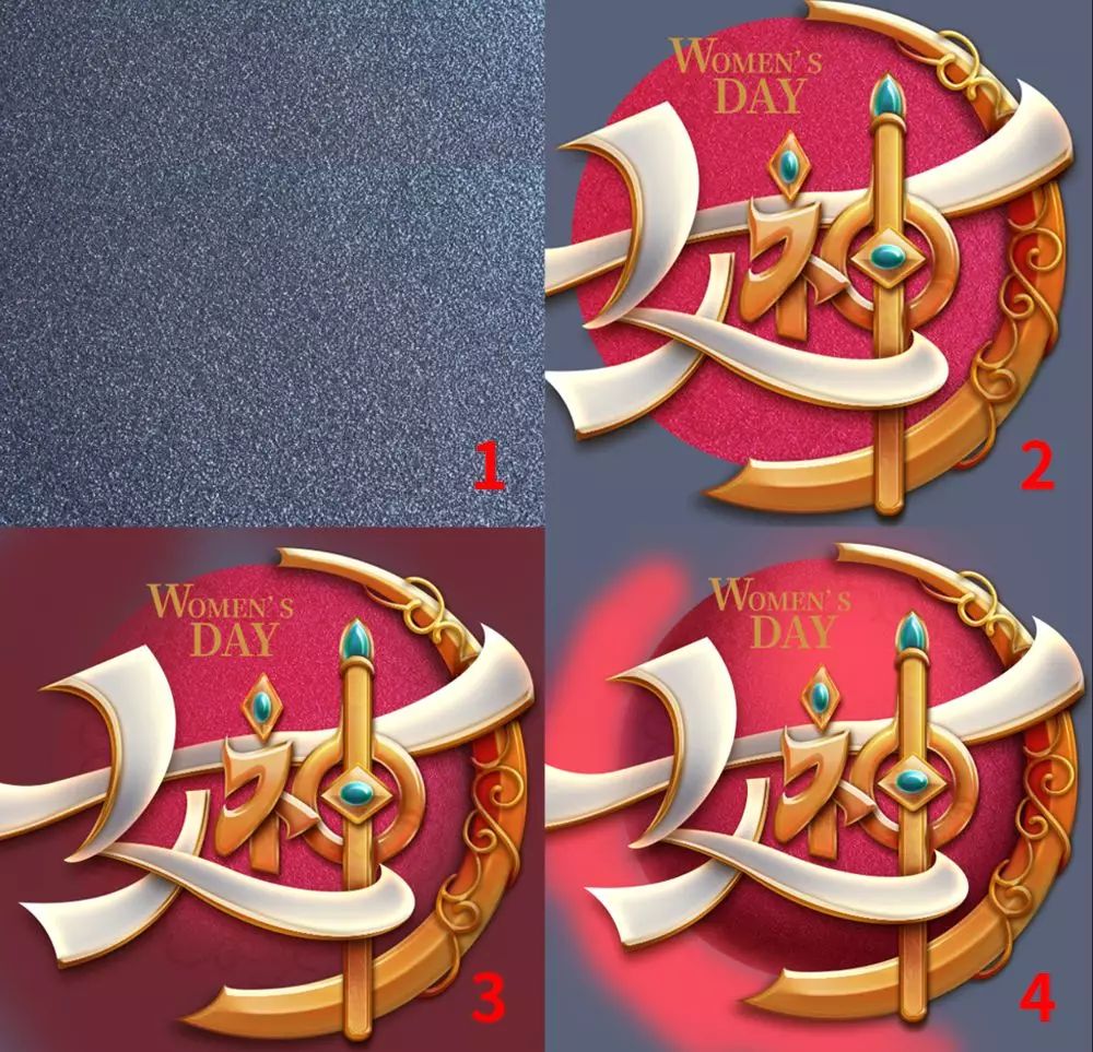 Photoshop制作金屬質(zhì)感的女神節(jié)藝術(shù)字