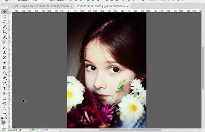 Photoshop把人像照片轉為油畫藝術效果