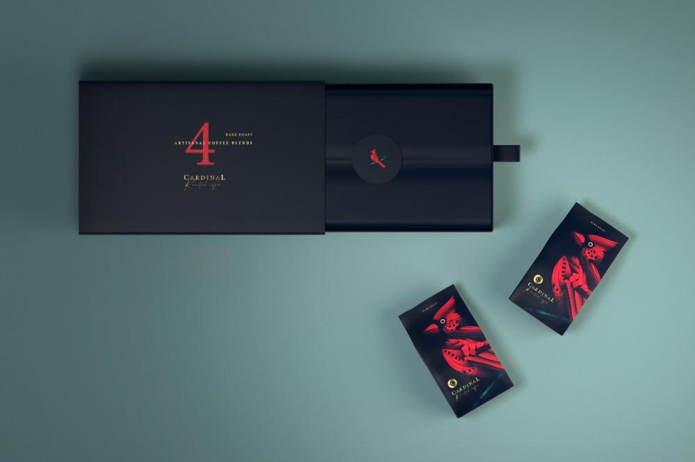 Cardinal咖啡品牌包裝設計欣賞