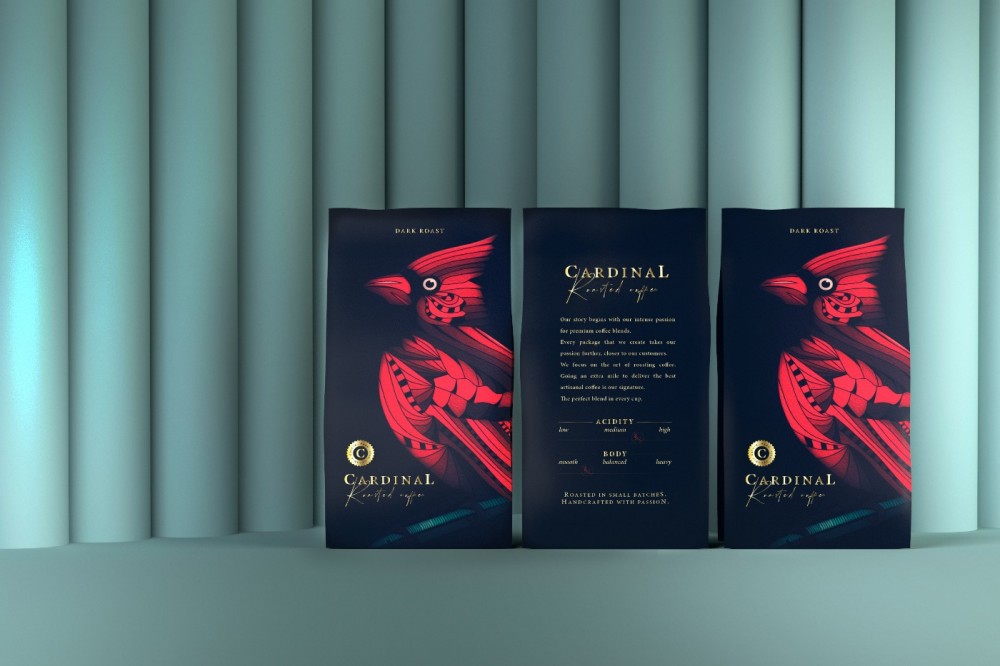 Cardinal咖啡品牌包裝設計欣賞