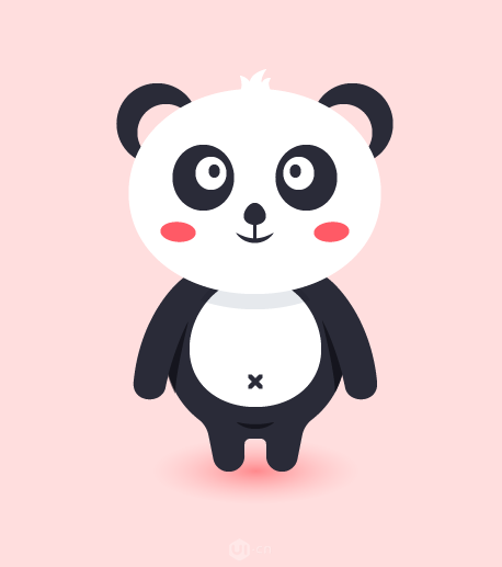 Illustrator繪制卡通風(fēng)格的大熊貓