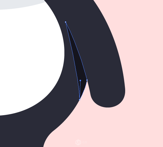 Illustrator繪制卡通風格的大熊貓