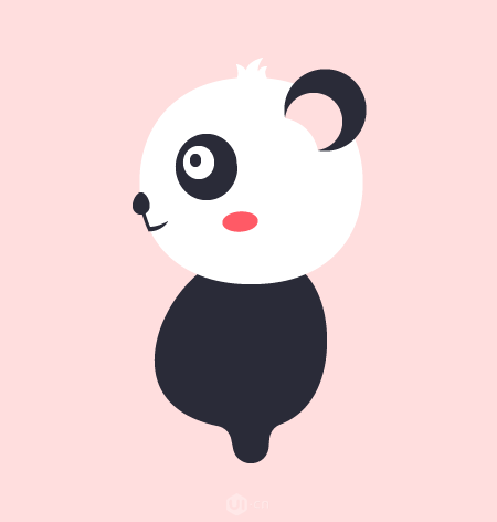 Illustrator繪制卡通風(fēng)格的大熊貓