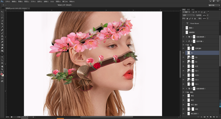 Photoshop����ϳɏ������^�����L���Ļ���