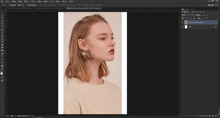 Photoshop創意合成從人物頭像中長出的花朵