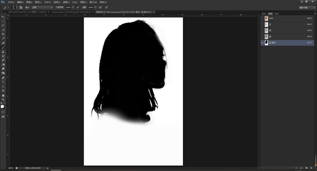 Photoshop創意合成從人物頭像中長出的花朵