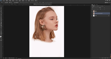 Photoshop創意合成從人物頭像中長出的花朵