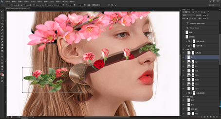 Photoshop����ϳɏ������^�����L���Ļ���