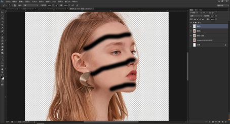 Photoshop創意合成從人物頭像中長出的花朵