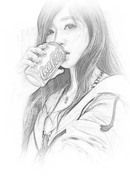 Photoshop�����������Ů�U�P��Ч��