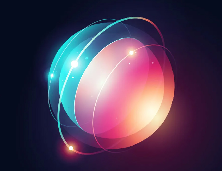 Illustrator繪制時(shí)尚立體效果的星球插畫