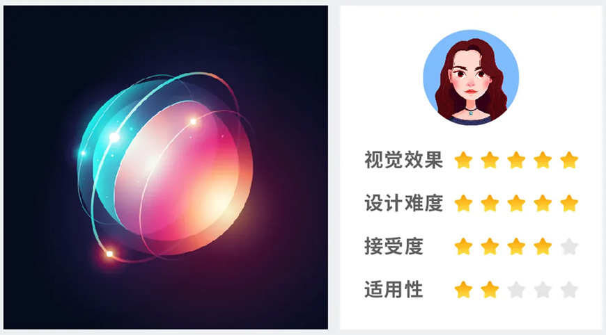 Illustrator繪制時(shí)尚立體效果的星球插畫