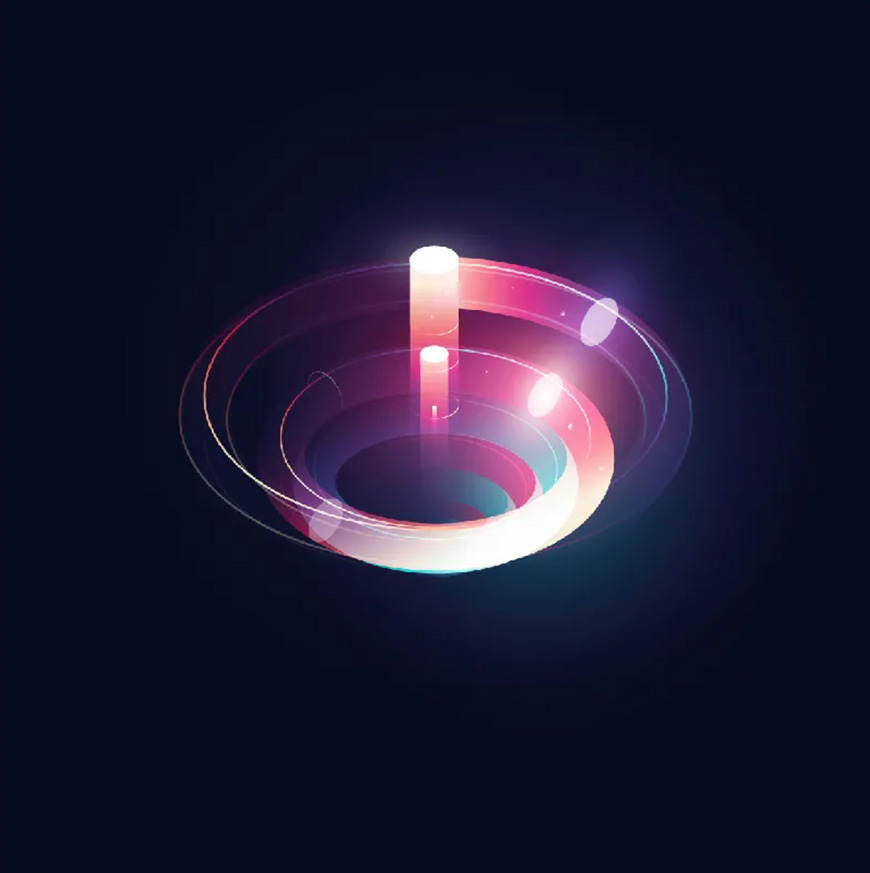 Illustrator繪制時(shí)尚立體效果的星球插畫