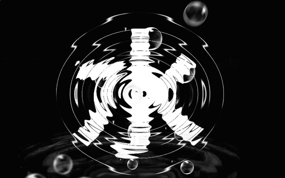 Phhotoshop使用濾鏡制作創意的水波字