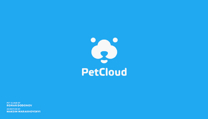 可愛動態插畫主題標志設計欣賞