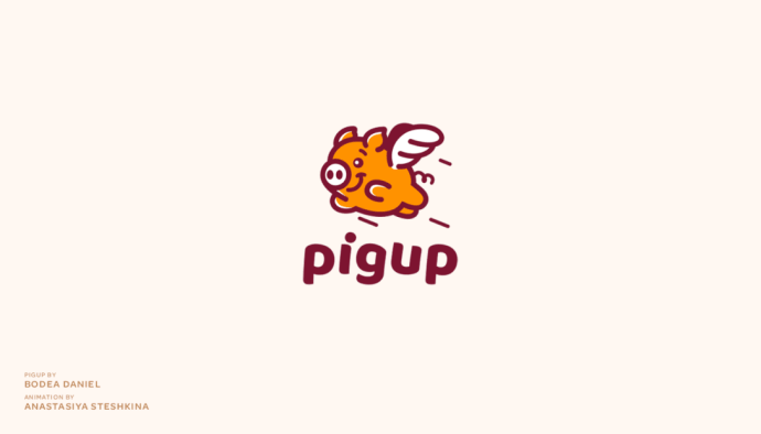 可愛動態插畫主題標志設計欣賞