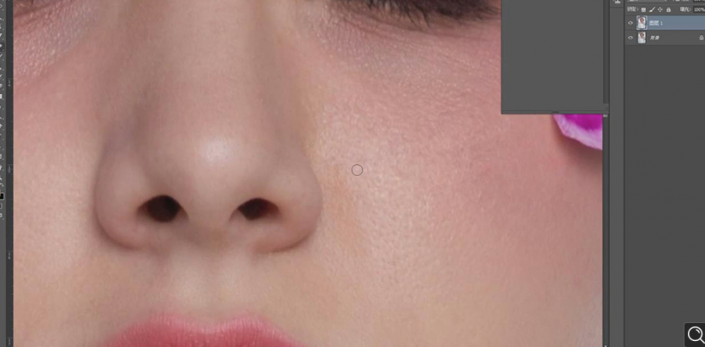 Photoshop給人物肖像添加質感肌膚效果