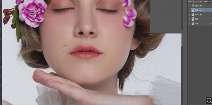 Photoshop給人物肖像添加質感肌膚效果